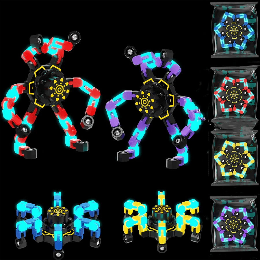 Le gyroscope lumineux resplendissant pour le bout des doigts