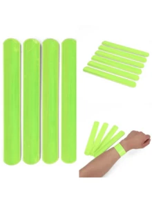 12/50/100 件多色发光拍击带，有趣的圣诞派对用品，夜间活动和运动的必备品 - 彩色 - 查看 3