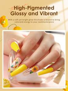 Bộ làm móng bột Acrylic 12 màu của CHOSEOS: Bột Acrylic màu cam, đỏ, nhũ và trong suốt cho nghệ thuật làm móng 3D và nối móng kiểu Pháp - Món quà hoàn hảo cho phụ nữ - Nhiều màu - Xem 4