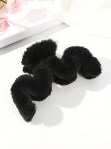 Women's Autumn Winter New Plush Extra Large Hair Clips. Fashionable Popular Extra Large Hair Claw. Bun Clips. Party Daily Versatile Hair Accessories Hair Clips Fall Claw Clip For Vacation Outfits Woman