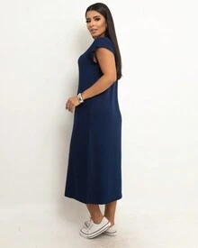 Women Dresses - 藏蓝色 - 查看 2