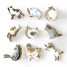 Bộ 9 khuôn cắt bánh quy hình động vật bằng thép không gỉ - Khuôn bánh quy chủ đề mèo để nướng bánh DIY - Dụng cụ thủ công nhà bếp đa năng cho Giáng sinh và Halloween - Bạc - Xem 6