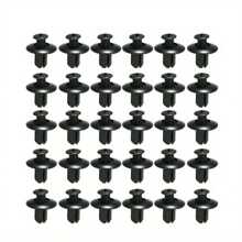 Set de 190 piezas con 6 tamaños de clips de plástico para automóviles, surtido de clips para paneles, parachoques y carrocería - 190 piezas - Ver 7
