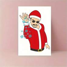 Inspired Fun Christmas Greeting Card With Envelope - Perfect For Family, Friends, Colleagues & Bosses - Ideal Holiday Gift - Multicolor - View 4