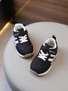 1 đôi giày thể thao đi bộ đế mềm thoáng khí nhẹ thời trang Unisex, thích hợp cho mùa xuân, hè và thu - màu đen - Xem 3