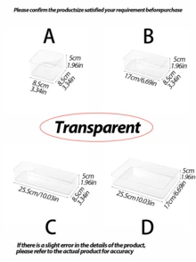 1 hộp đựng đồ để bàn tinh tế - Giỏ đựng mỹ phẩm trong suốt cho ký túc xá, hộp đựng son môi và phấn mắt, hộp đựng cọ trang điểm gọn gàng, kệ đa năng đựng đồ lặt vặt. - Trong sáng - Xem 2