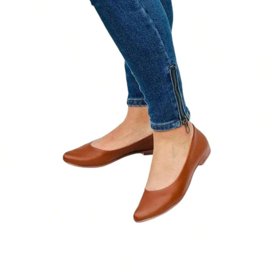 WOMEN'S SHOES BALLERINAS BALLERINAS - Brown - View 1