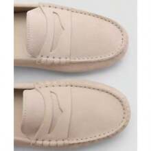 MANGO | Mocasines para mujer - Beis - Ver 4