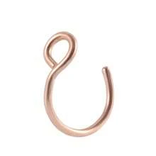 Khuyên mũi thiết kế hình lưỡi câu bằng thép không gỉ, dành cho cả nam và nữ, phù hợp cho tiệc tùng và đeo hàng ngày, quà tặng trang sức thời trang cho kỷ niệm ngày cưới, phụ kiện thanh lịch để phù hợp với trang phục, khuyên mũi độc đáo để nâng cấp phong cách của bạn, món đồ thời trang thiết yếu - loại lưỡi câu - Xem 12