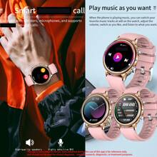 SGDDFIT Smartwatch Men Women With Telephone Function, Smart Watch For Men, Smart Fitness Watch For Men - Call Integration, Sleep Monitor, Multi-Sport Modes, Wireless Call Smart Watch For Android And For IPhone, Fitness Tracker, Sports Watch Activity Tracker, Sleep Monitoring, Step Calories, Call Information Prompt, Multifunctional Smart Watch, 100+ Sport Modes Watch - Gold - View 4