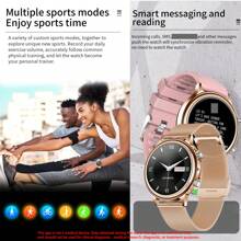 SGDDFIT Smartwatch Men Women With Telephone Function, Smart Watch For Men, Smart Fitness Watch For Men - Call Integration, Sleep Monitor, Multi-Sport Modes, Wireless Call Smart Watch For Android And For IPhone, Fitness Tracker, Sports Watch Activity Tracker, Sleep Monitoring, Step Calories, Call Information Prompt, Multifunctional Smart Watch, 100+ Sport Modes Watch - Gold - View 5