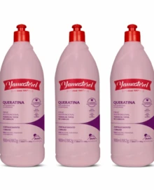 Kit 3 Yamasterol Keratin 900ml - Yamá - trắng - Xem 2