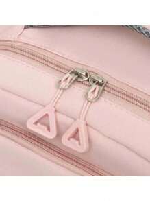 Girls School Backpacks With Refrigerator Door Opening Style New Style Waterproof For Students And Children Large Capacity With Pencil Case - màu đen - Xem 7