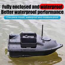 GPS 定位自动返回独立 3 漏斗遥控巢船玩具 2KG 负载 500M 智能巡航防水高速遥控钓鱼诱饵船玩具 - 彩色 - 查看 6