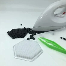 Pana-beads 6200pz/Sacchetto Di Perline Fusibili Bianche E Nere Per Artigianato Ragazze, Perline Da Fondere E Perline, Forniture Per Perline, Perline E Creazione Di Gioielli, Perline Classiche Di Dimensioni, Perline Hama E Perline Perler Usate Per Puzzle Pixel, Arte E Artigianato, Regali Fatti A Mano Di Qualità