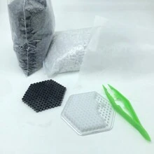 Pana-beads 6200pz/Sacchetto Di Perline Fusibili Bianche E Nere Per Artigianato Ragazze, Perline Da Fondere E Perline, Forniture Per Perline, Perline E Creazione Di Gioielli, Perline Classiche Di Dimensioni, Perline Hama E Perline Perler Usate Per Puzzle Pixel, Arte E Artigianato, Regali Fatti A Mano Di Qualità