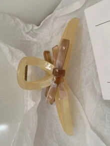 1pc/2pcs/3pcs New Acrylic Bowknot Large Hair Claw Hair Claws, Sweet & Versatile For Women, Spring/Summer - Multicolor - View 7