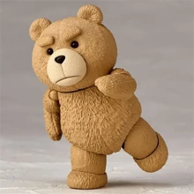 10cm TED 2 Movie Teddy Bear 4" Boxed Movable Action Figure Ornament Collectors Model - Brown - View 8