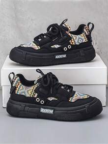 Giày thể thao đế thấp thời trang 4 mùa cho nam, bền, chống trượt, nhẹ, thích hợp cho hoạt động ngoài trời - màu đen - Xem 1