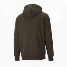 Puma 金標大logo連帽訓練休閒衛衣針織運動套頭衫 - 橄欖綠 - 查看 6