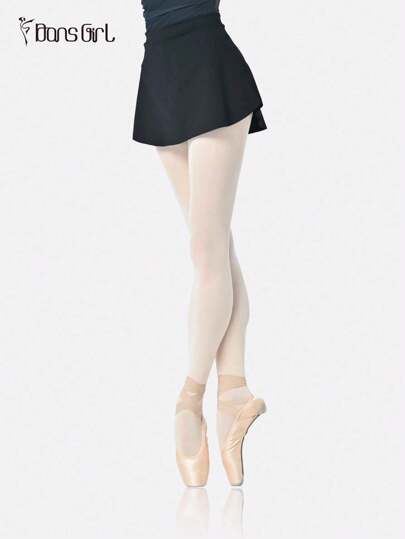 DonsGirl 1pc Women's Enhancing Curve Flared Hem Ballet Skirt