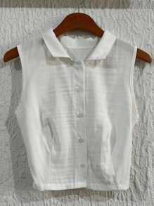 Marrant Tailored Tank Top With Elastic At The Back, Size M 38 G 40 - 白色 - 查看 1