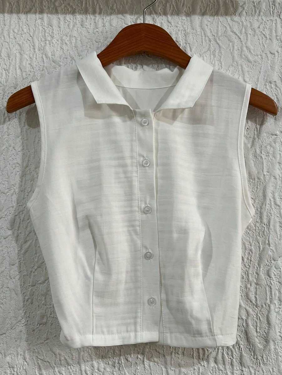 Marrant Tailored Tank Top With Elastic At The Back, Size M 38 G 40 - 白色 - 查看 1