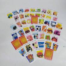 1 pieza "¿Qué soy?" Juego de cartas interactivo de adivinanzas, actividad divertida en familia - Rojo - Ver 11