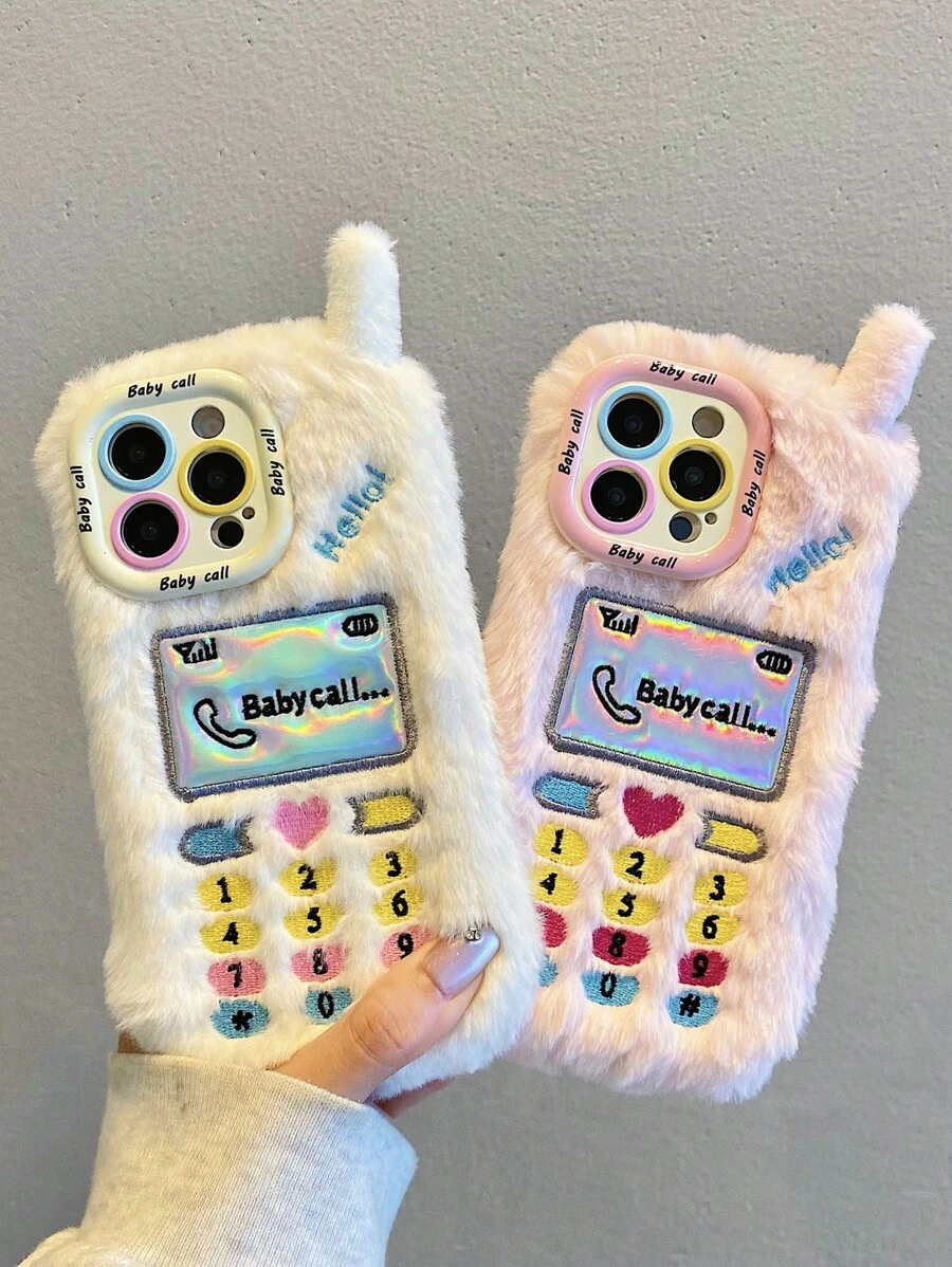 1 Ốp điện thoại hình máy ảnh vui nhộn, ốp mềm mại, tương thích với iPhone/điện thoại