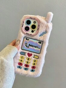 1 Ốp điện thoại hình máy ảnh vui nhộn, ốp mềm mại, tương thích với iPhone/điện thoại - Hồng - Xem 10
