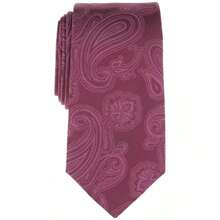 Michael Kors Men's Classic Maloney Paisley Tie - Rose - View 1