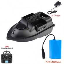 GPS 定位自动返回独立 3 漏斗遥控巢船玩具 2KG 负载 500M 智能巡航防水高速遥控钓鱼诱饵船玩具 - 彩色 - 查看 16