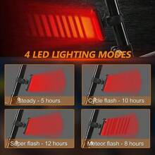 2pcs Bike Front & Rear Light Set, Aluminum Alloy High Brightness Front Light USB Rechargeable, Mountain/Road Bike Night Riding Tail Light