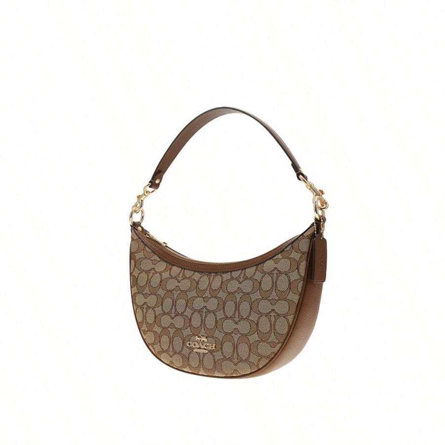 Coach COACH Factory Outlet Women Fabric & Leather One Shoulder