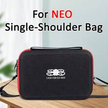 porseejie DJI Neo Portable Hard Shell Case Waterproof Storage Bag For DJI Neo Drone Accessories Travel School College Electronic Bagcharger Carry Case Cable Tidy Box Duffel Travelling Bag Cable Bag Electronic Data Cable Bedside Storage For Travel Airpods Camera Collect Women Man Child's Christmas Gifts Essential Teacher Supplies Waterproof Lightweight Large Capacity Portable Accessories - Black - View 5