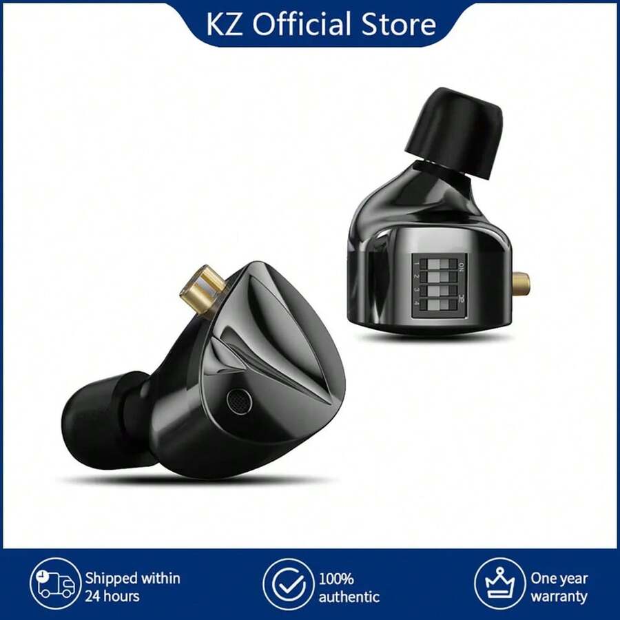 KZ DFI DFI In Ear 4Level Monitor CustomizableTuning Headphone HiFi