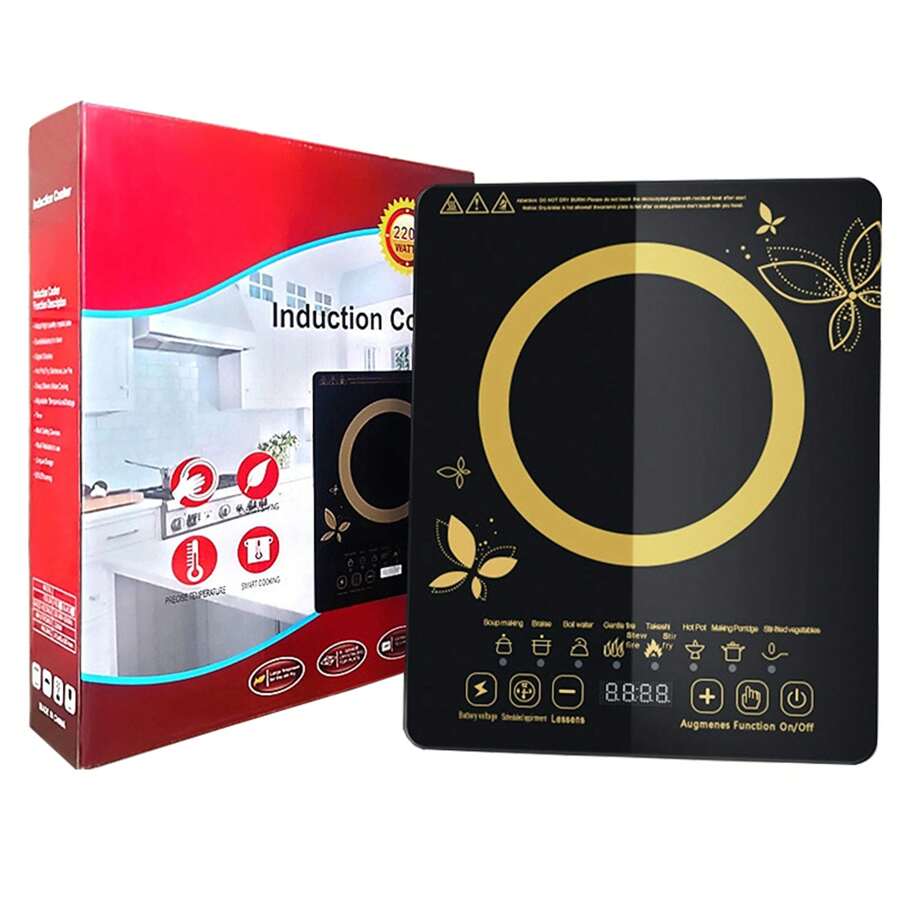 Placa vitrocerámica de inducción de una sola olla de 2000 vatios - Tipo de Enchufe A USA (110-127V) - Ver 1