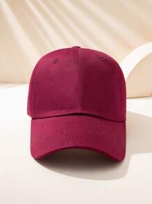 Gorra de béisbol de color liso y sencilla para hombres, para uso casual diario