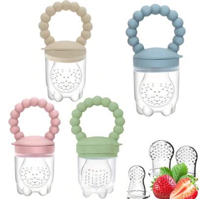 Baby Frischobst Sauger, Silikon Baby Fütterungsbesteck
