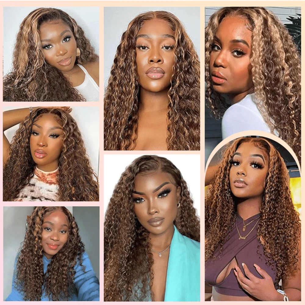 YAMI Kinky Curly Clip In Hair Extensions Real Human Hair For Black