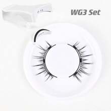 3-Magnet Magnetic Eyelashes Fluffy False Eyelashes No Glue Needed Magnetic Lashes Natural Strip Eye Lashes Magnetic Fake Eyelashes Durable Fake Lashes With Applicator - Natural Lashes - View 9