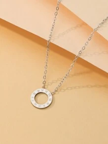 1set/3pcs 2025 New Roman Digital Ring Buckle Gold Color Stainless Steel Zirconia Necklace Earrings Wedding Jewelry Set