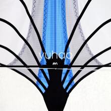 Three-Colour Stunt Kite Outdoor Sports Professional Dual Line Large Delta Kite