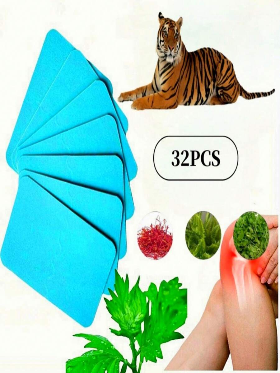 Chinese Herbal Heat Pads 32/Counts, LongLasting, Ultra Strength For