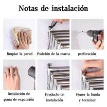 MEFENY Perchero retráctil,Tendedero de Pared, Tendedero Acordeón,Tendedero De Pared Plegable En Inoxidable Retractil Facil,Genérico Tendedero Plegable portátil, Perchero, tendedero de Pared retráctil, tendedero de Ropa Plegable, Acero Inoxidable 304, Ahorra Espacio, para casas y apartamentos, áreas de piscinas interiores y exteriores, cuartos de lavado, cuartos de barro, dormitorios, baños, patios traseros soleados y más. - Plateado - Ver 10