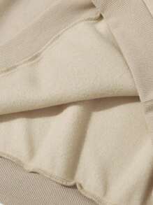 3pcs/Set Men Plus Size Casual Drawstring Hoodie, Autumn - Multicolor - View 4