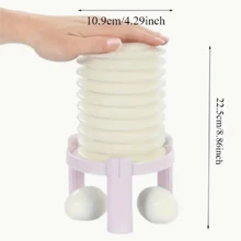 1pc Portable Egg Peeler Tool, Kitchen Utensil For Easy Boiled Egg Shell Removal - White - View 13