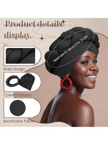 Awegeo 1 Đầm Nữ Bện Chi Tiết Bọc Đầu Thời Trang Cho Cuộc Sống Hàng Ngày - Xanh đậm - Xem 4