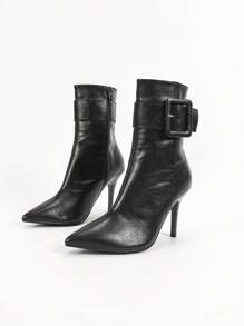 Botas casuales y elegantes de punta fina para mujer