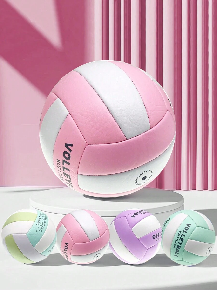 1pc Soft PU Cover Volleyball For Training And Beach Sports, Middle School Entrance Exam Special